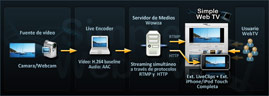 Simple Web TV: Flujos de trabajo